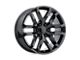 PR196 Satin Black 6-Lug Wheel; 20x9; 24mm Offset (15-20 Yukon)