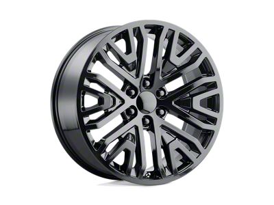 PR197 Gloss Black 6-Lug Wheel; 20x9; 24mm Offset (15-20 Yukon)