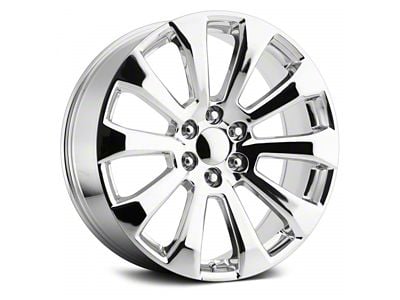 PR204 Chrome 6-Lug Wheel; 22x9; 28mm Offset (15-20 Yukon)