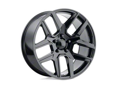 Performance Replicas PR192 Gloss Black 5-Lug Wheel; 22x10; 25mm Offset (94-01 RAM 1500)