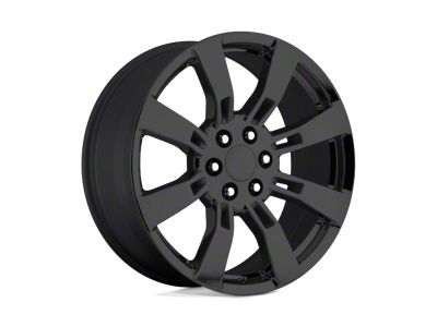 Performance Replicas PR144 Gloss Black 6-Lug Wheel; 24x10; 31mm Offset (99-06 Sierra 1500)