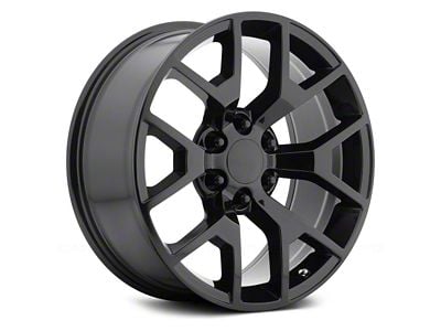 Performance Replicas PR169 Gloss Black 6-Lug Wheel; 20x9; 27mm Offset (99-06 Sierra 1500)