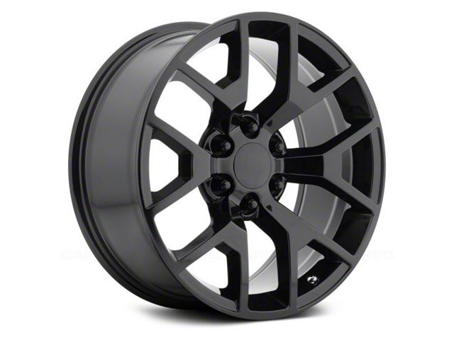 Performance Replicas PR169 Gloss Black 6-Lug Wheel; 20x9; 27mm Offset (99-06 Sierra 1500)