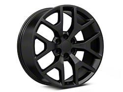 PR169 Matte Black 6-Lug Wheel; 20x9; 27mm Offset (99-06 Sierra 1500)