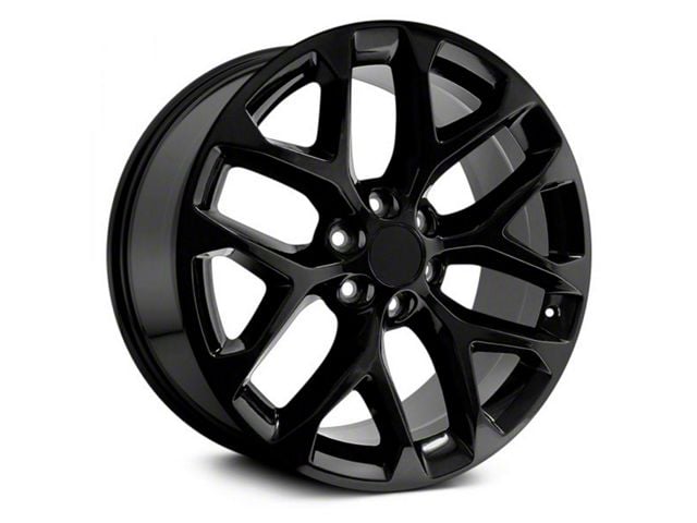 Performance Replicas PR177 Gloss Black 6-Lug Wheel; 20x9; 24mm Offset (99-06 Sierra 1500)