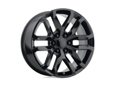 Performance Replicas PR196 Satin Black 6-Lug Wheel; 20x9; 24mm Offset (99-06 Sierra 1500)