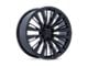 Performance Replicas PR226 Gloss Black 6-Lug Wheel; 22x9; 28mm Offset (99-06 Sierra 1500)