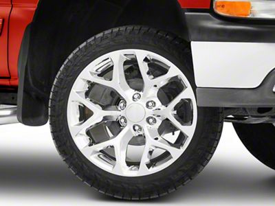 PR176 Chrome 6-Lug Wheel; 22x9; 24mm Offset (99-06 Silverado 1500)