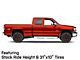 PR177 Gloss Black Red Milled 6-Lug Wheel; 26x10; 24mm Offset (99-06 Silverado 1500)