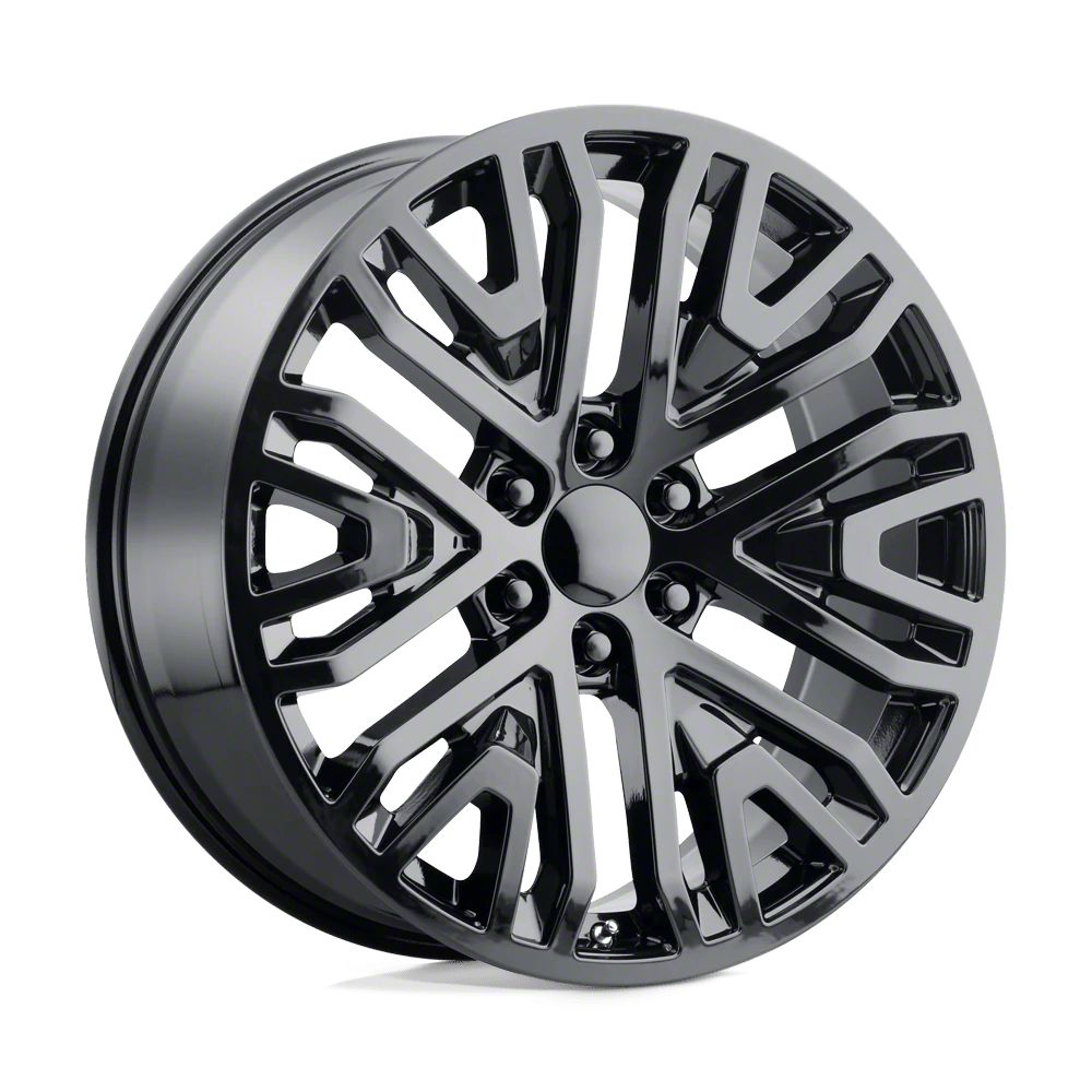 Silverado 1500 PR197 Gloss Black 6-Lug Wheel; 20x9; 24mm Offset (99-06 ...