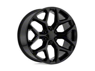 PR176 Black Chrome 6-Lug Wheel; 24x10; 24mm Offset (23-24 Canyon)