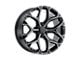 Performance Replicas PR176 Gloss Black Milled 6-Lug Wheel; 26x10; 24mm Offset (23-24 Canyon)