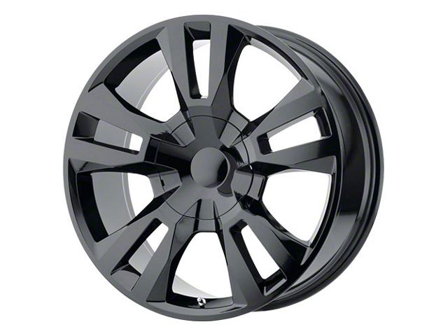 Performance Replicas PR188 Gloss Black 6-Lug Wheel; 22x9; 24mm Offset (23-24 Canyon)