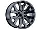 PR190 Gloss Black 6-Lug Wheel; 22x9; 24mm Offset (23-25 Canyon)