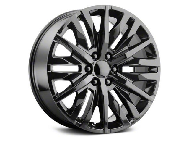 Performance Replicas PR198 Gloss Black 6-Lug Wheel; 22x9; 28mm Offset (23-24 Canyon)