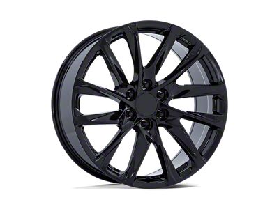 PR213 Gloss Black 6-Lug Wheel; 22x9; 28mm Offset (23-25 Canyon)