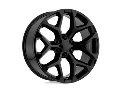 PR176 Black Chrome 6-Lug Wheel; 24x10; 24mm Offset (23-25 Colorado)