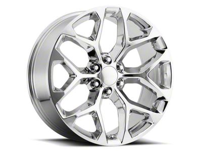 PR176 Chrome 6-Lug Wheel; 22x9; 24mm Offset (23-24 Colorado)