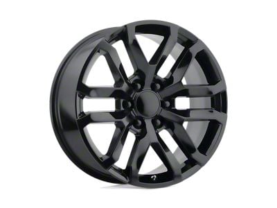 PR196 Satin Black 6-Lug Wheel; 20x9; 24mm Offset (23-25 Colorado)