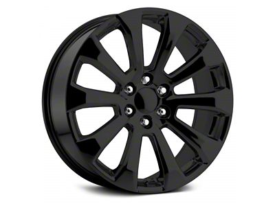 PR204 Gloss Black 6-Lug Wheel; 22x9; 28mm Offset (23-25 Colorado)