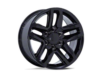 PR220 Gloss Black 6-Lug Wheel; 18x8.5; 26mm Offset (23-24 Colorado)