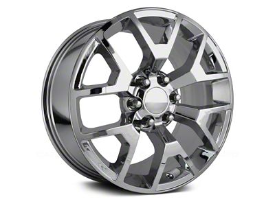 PR169 Chrome 6-Lug Wheel; 20x9; 27mm Offset (19-24 Sierra 1500)