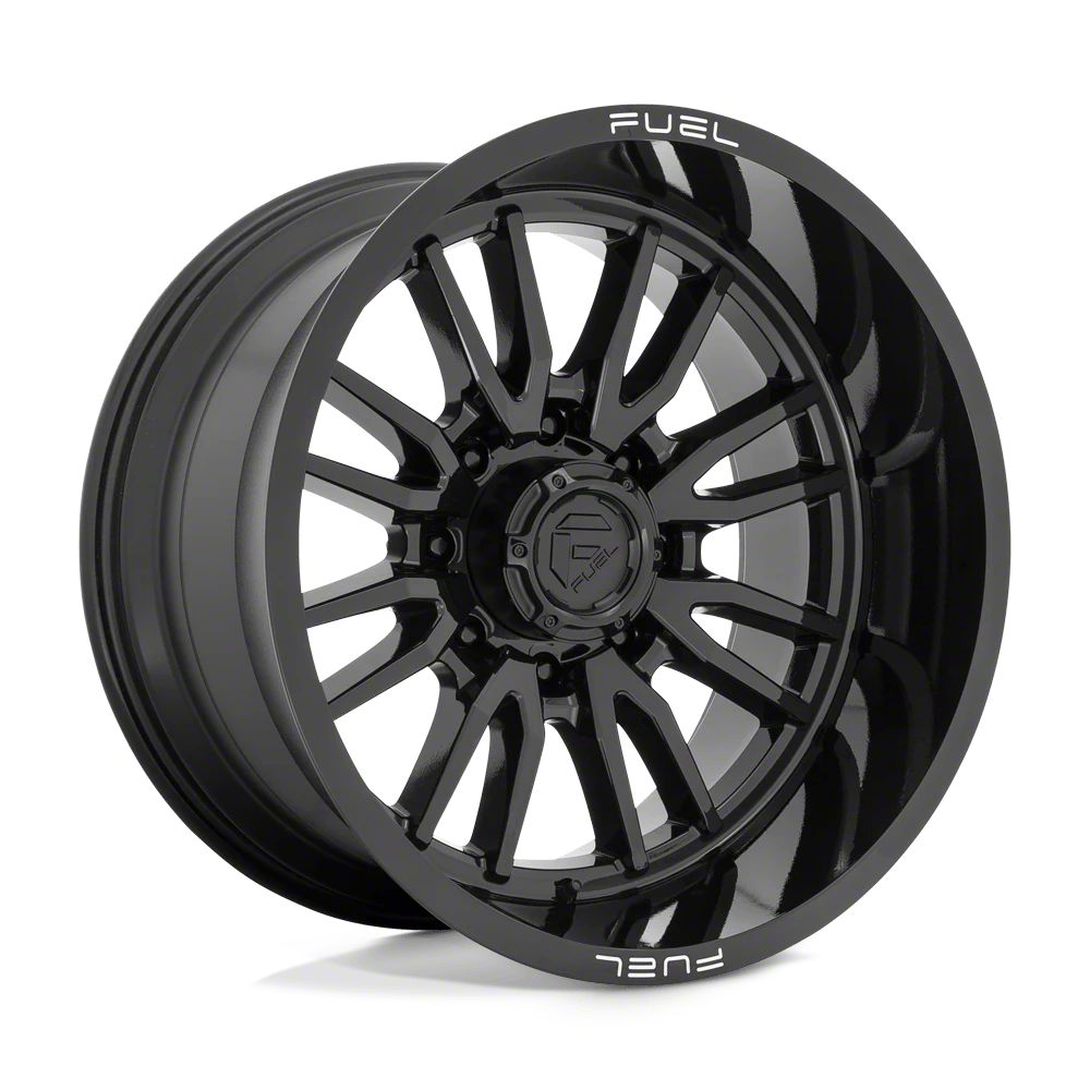 Sierra 1500 PR176 Gloss Black Machined 6-Lug Wheel; 30x10; 31mm Offset ...