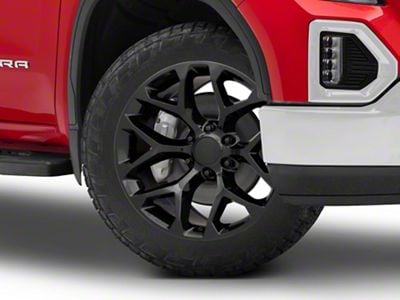 PR176 Gloss Black 6-Lug Wheel; 22x9; 24mm Offset (19-25 Sierra 1500)