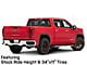 PR177 Gloss Black Red Milled 6-Lug Wheel; 22x9; 24mm Offset (19-25 Sierra 1500)