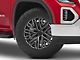 PR197 Gloss Black Milled 6-Lug Wheel; 20x9; 24mm Offset (19-24 Sierra 1500)