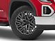 PR197 Gloss Black Milled 6-Lug Wheel; 22x9; 28mm Offset (19-24 Sierra 1500)