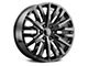 PR198 Gloss Black 6-Lug Wheel; 22x9; 28mm Offset (19-24 Sierra 1500)