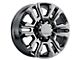 Performance Replicas PR207 Black Chrome 8-Lug Wheel; 20x8.5; 47mm Offset (20-24 Sierra 2500 HD)