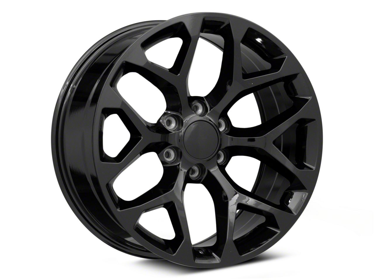 Silverado 1500 PR176 Gloss Black 6-Lug Wheel; 20x9; 24mm Offset (19-24 ...