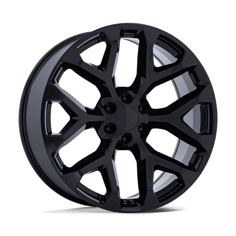 Performance Replicas Silverado 1500 PR177 Gloss Black 6-Lug Wheel ...