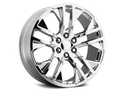 PR187 Chrome 6-Lug Wheel; 22x9; 24mm Offset (19-25 Silverado 1500)