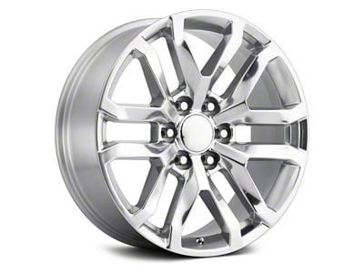 PR196 Chrome 6-Lug Wheel; 22x9; 24mm Offset (19-25 Silverado 1500)