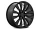 Performance Replicas PR211 Gloss Black 6-Lug Wheel; 22x9; 28mm Offset (19-24 Silverado 1500)