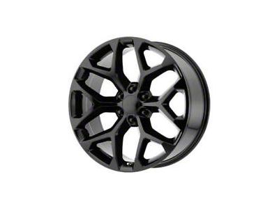 Performance Replicas PR176 Gloss Black 6-Lug Wheel; 22x9; 24mm Offset (21-24 Tahoe)