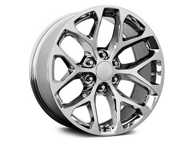 PR177 Chrome 6-Lug Wheel; 22x9; 24mm Offset (21-24 Tahoe)