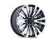 Performance Replicas PR226 Gloss Black and Polished 6-Lug Wheel; 22x9; 28mm Offset (21-24 Tahoe)