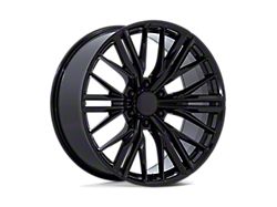 Performance Replicas PR227 Gloss Black 6-Lug Wheel; 24x10; 24mm Offset (21-24 Tahoe)