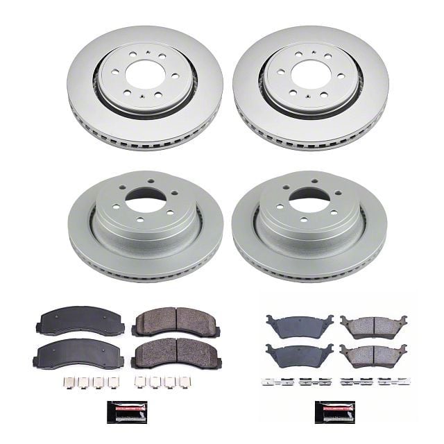 2012-2018 Ford F-150 Power Stop CRK6268 - Z17 Evolution Front and Rear Brake Kit