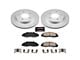 PowerStop Z17 Evolution Plus 5-Lug Brake Rotor and Pad Kit; Front (97-03 4WD F-150)