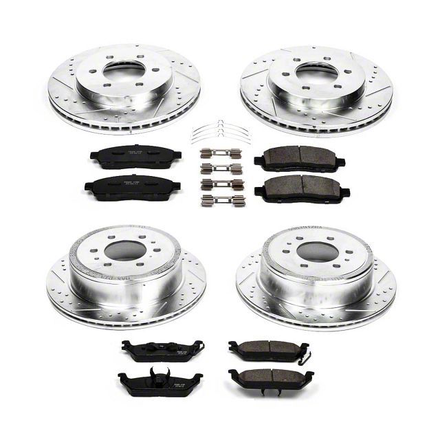 PowerStop F-150 Z23 Evolution Sport 6-Lug Brake Rotor and Pad Kit ...