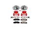 PowerStop Z23 Evolution Sport 5-Lug Brake Rotor, Pad and Caliper Kit; Front (99-00 2WD F-150 w/ 4-Wheel ABS)