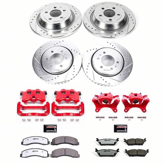 PowerStop F-150 Z36 Extreme Truck and Tow 6-Lug Brake Rotor, Pad and ...