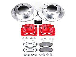 PowerStop Z36 Extreme Truck and Tow 8-Lug Brake Rotor, Pad and Caliper Kit; Rear (11-12 F-250 Super Duty)