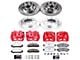 PowerStop Z36 Extreme Truck and Tow 8-Lug Brake Rotor, Pad and Caliper Kit; Front and Rear (2012 2WD F-250 Super Duty)