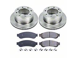 PowerStop OE Replacement 8-Lug Brake Rotor and Pad Kit; Rear (11-22 F-350 Super Duty SRW)